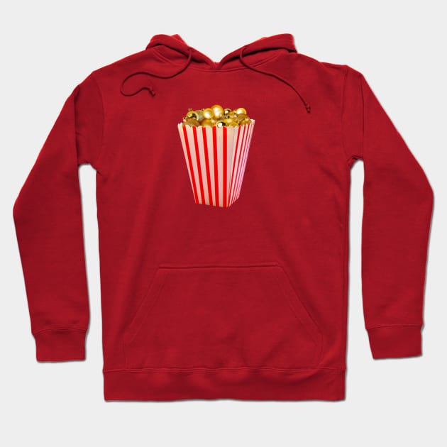 Christmas corn Hoodie by brain360